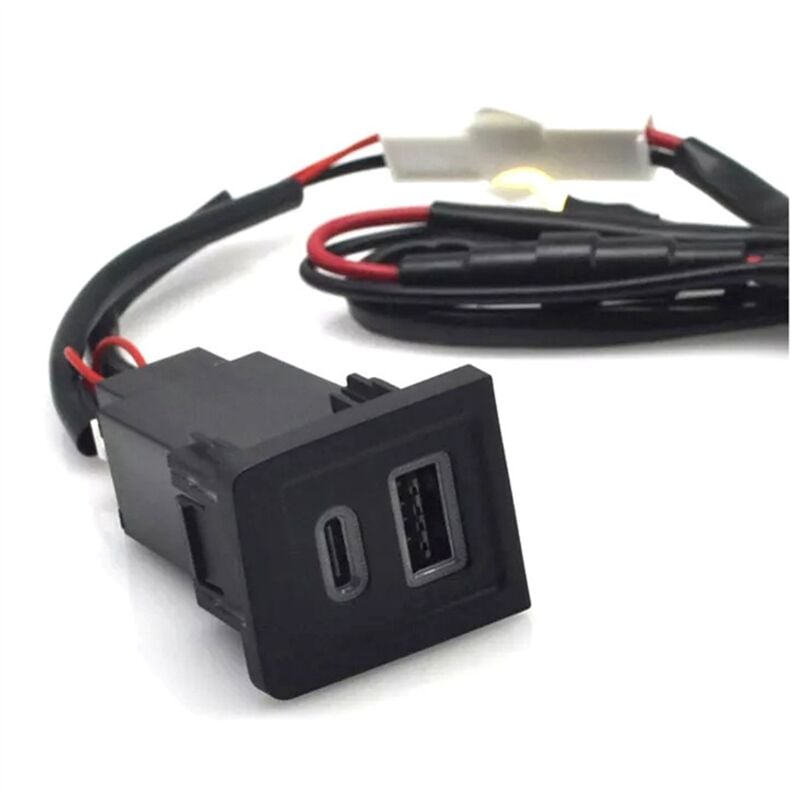 Image of Tlily - Auto usb Ladegerät pd Quick Charge QC3.0 Telefon Lade Adapter Outlet für T5 2003-2015