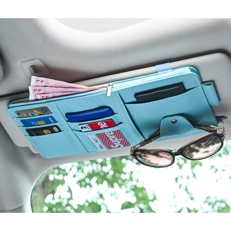 Accessoires de voiture intérieur de voiture, étui de lunettes pare