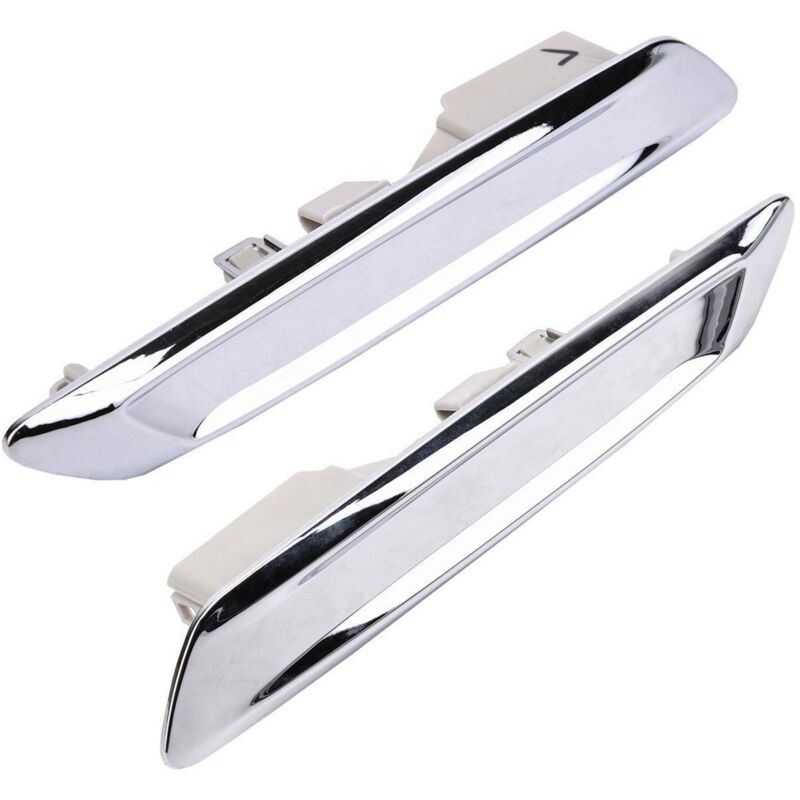 Image of Auto Vorne Links & Rechts Chrome Trim Molding Für F10 F11 528I 535I 51137336645 51137336646