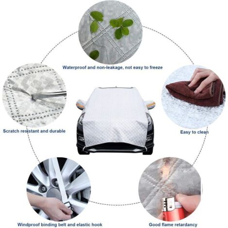 Auto-Windschutzscheibenabdeckung, magnetische Windschutzscheibenabdeckung, faltbare Schutzhülle