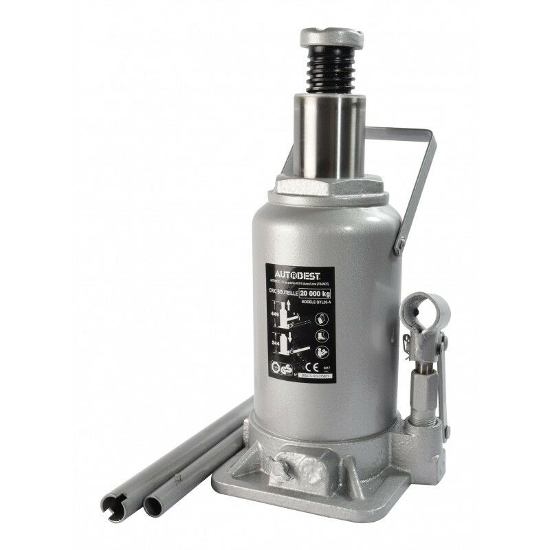 Cric Hydraulique Bouteille 20T - Autobest