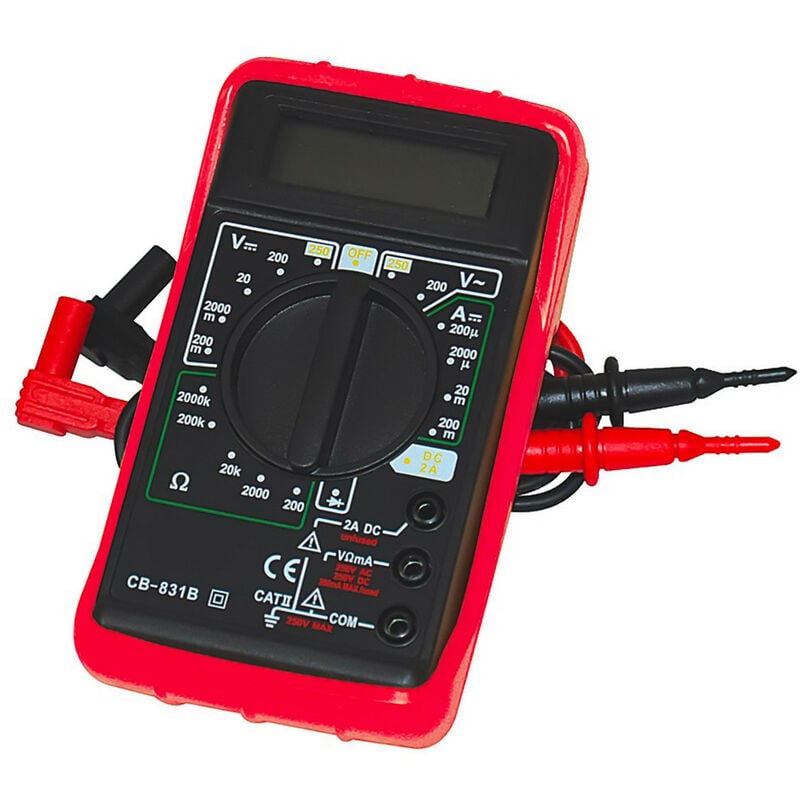 Autobest - Multimètre digital, tension maximum 250V
