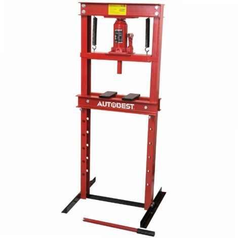 Autobest – Presse hydraulique 12T – Capacité 12 tonnes – Hauteur maximale 630 mm – Pressage de roulements et pièces déformées