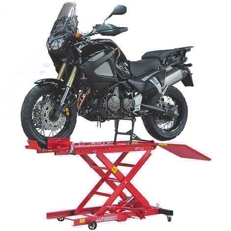 Autobest - Table de levage moto hydraulique - 365 kg