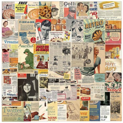 autocollant 50 Pices Posters Vintage Graffiti Stickers Pour Portable Voiture Ordinateur Moto Velo Casque Skateboard Guitare Bouteille D'eau Guitar