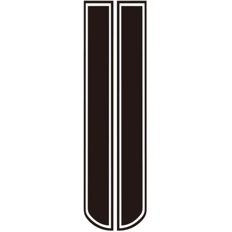 Autocollant de bande de capot de voiture, décoration de décalcomanie de modification voiture de course universelle, autocollant de démarrage de bande de capot imperméable (noir)