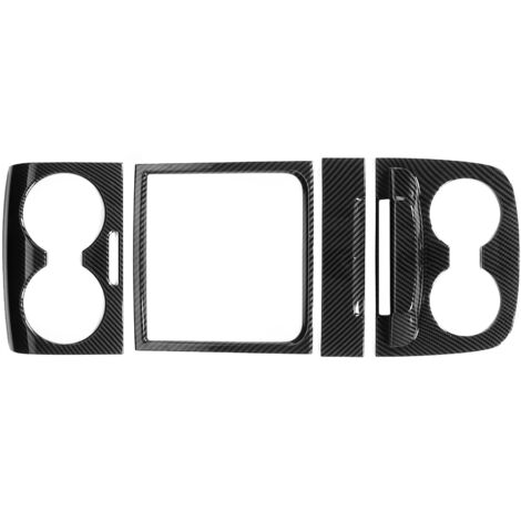 Autocollant de cadre de garniture de support de verre d'eau de Style de Fiber de carbone adapté pour Sienna 2015-2020