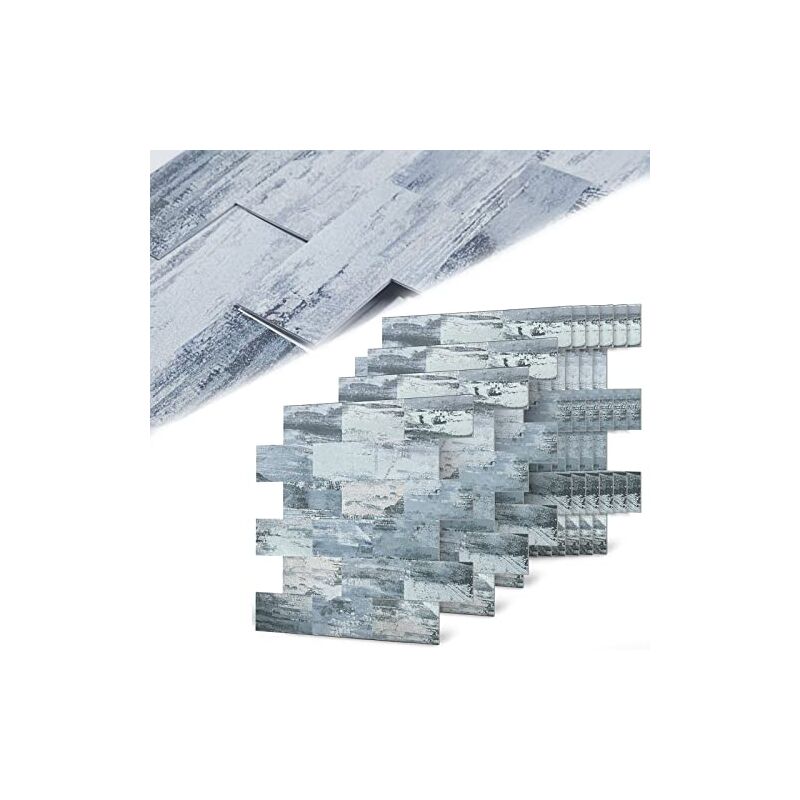 Autocollant de carrelage pvc Carrelage mural 34x29cm par pièce Film pour carrelage 10Pcs Carrelage adhésif Découpable Carrelage Type c Naizy