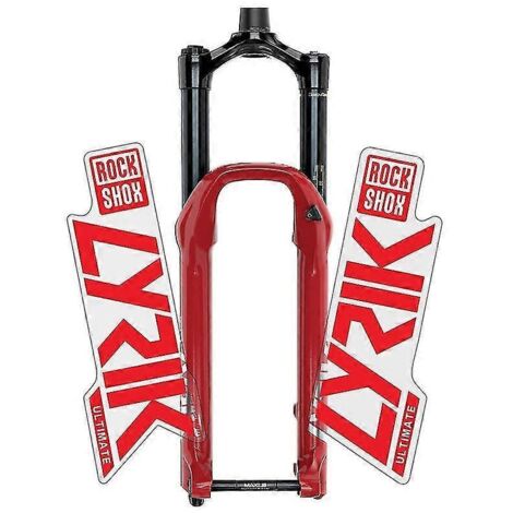 Autocollant de fourche avant Rockshox Lyrik 2024 pour VTT, étanche, décoration de vélo