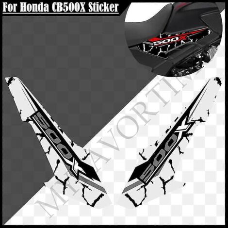Autocollant de protection de réservoir pour Honda CB500X, emblème de casque, coffre, bagages, carénage, garde-boue (2017-2021)