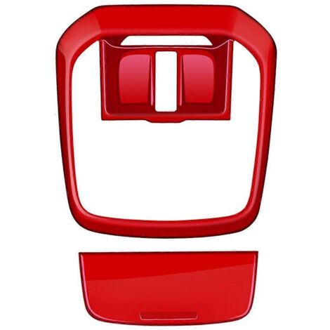 Autocollant de protection pour cadre de lampe de lecture avant de voiture, boîte à lunettes, garniture A--