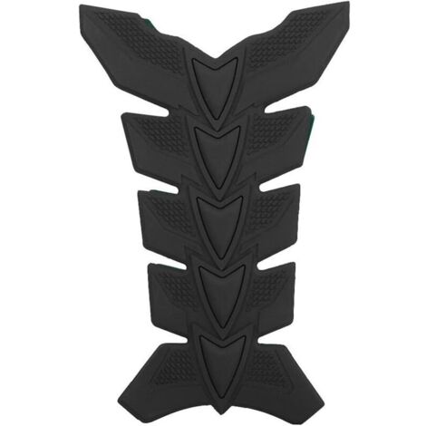 Autocollant de reservoir pour moto. Autocollant 3D Gel Réservoir D'huile Protecteur de Protection de réservoir de Carburant d'essence Noir)