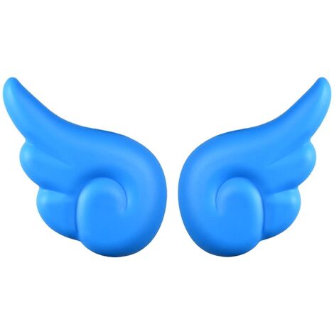 Autocollant décoratif bleu universel pour casque de moto et de vélo