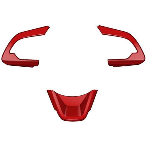 Autocollant décoratif pour volant de voiture Swift 2024 rouge