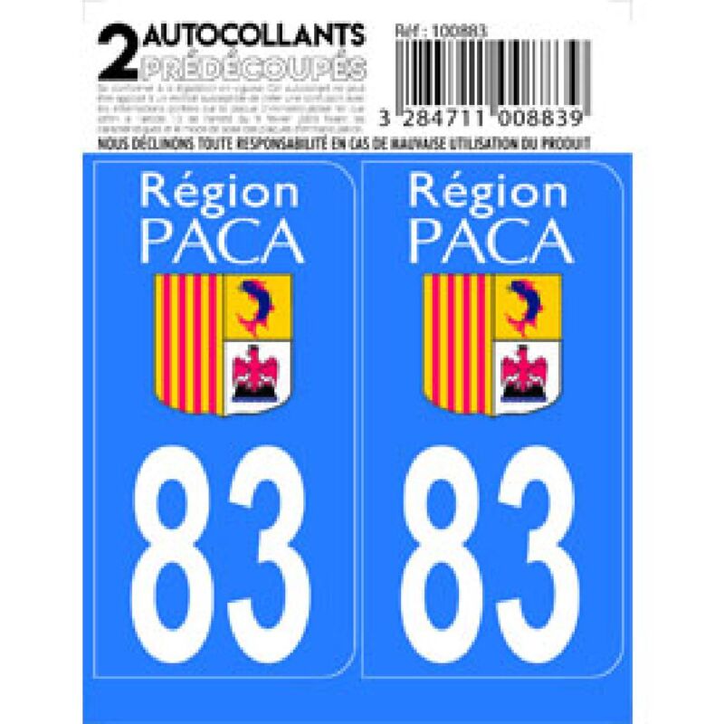 Autocollants Du Département Du Var (83