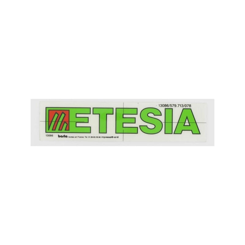 Etesia - Autocollant ET13086