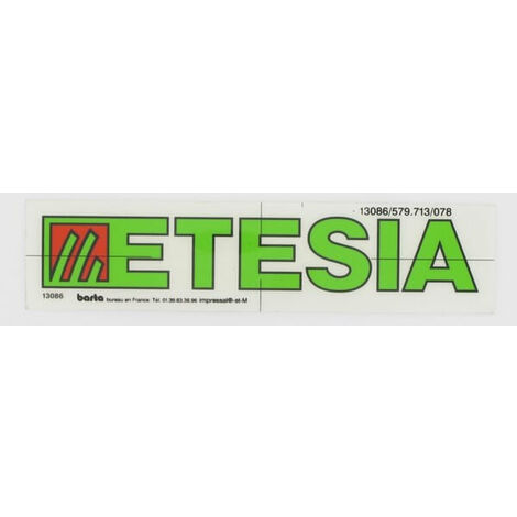 Autocollant ETESIA ET13086