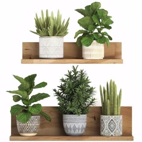 Autocollant mural 3D amovible en PVC Bonsaï Décoration murale créative Plantes Vertes Florales Arbre BonsaïStickers Muraux Plante Tropical Autocollants Décoration Murale pour Salon Chambre Cuisine