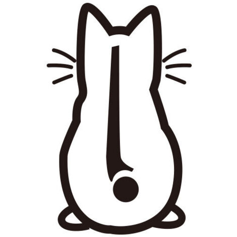 Autocollant pour essuie-glace de chat, autocollant de pare-brise de chaton de dessin animé drôle, autocollants d'animaux pour fenêtre de voiture, autocollants décoratifs pour ordinateur de voiture