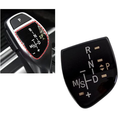 Autocollant pour pommeau de levier de vitesse LHD/RHD pour B-MW F20 F22 F30 F35 F32 F36 F10 F18 F07 F06 F01 F02 X3 X4 F25 F26 (B)