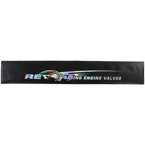 Autocollant réfléchissant universel pour pare-brise avant de voiture, autocollant réfléchissant pour la plupart des véhicules, moteur de course 130x21cm / 51.2 X 8.3in