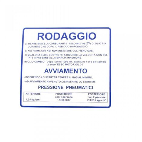 autocollant rms pour scooter piaggio 50 vespa primavera et3