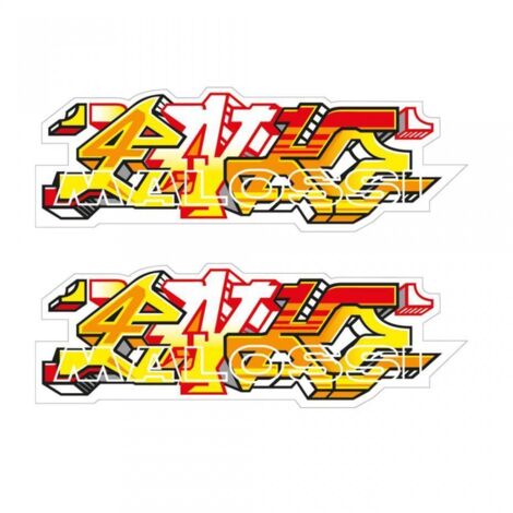 Autocollant stickers Malossi pour Auto Murales Enko4 / par paire