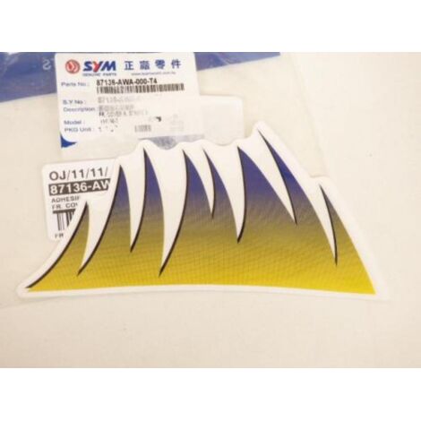 Autocollant stickers origine pour scooter Sym 50 Symphony