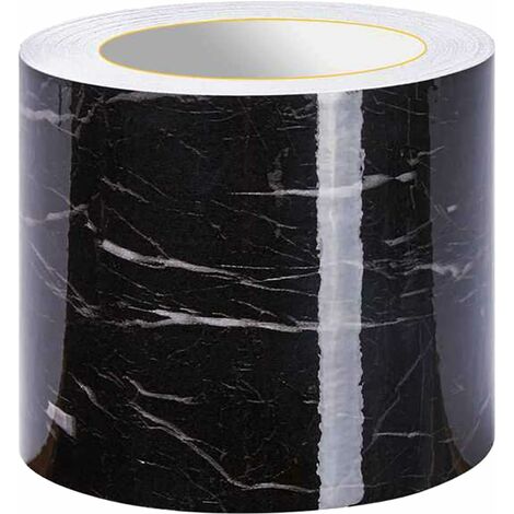 Autocollante Marbré Papier Peint Amovible Décoration pour Vitrine Salle de Bain Miroir Cuisine，5m10cm，Starlight