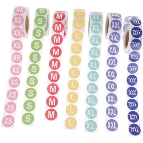 Autocollantes Pour V tements 2 5 Cm Rondes 500 tiquettes Par