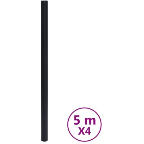 Autocollants auto-adhésifs pour meuble noir mat 90x500 cm PVC CFW44041