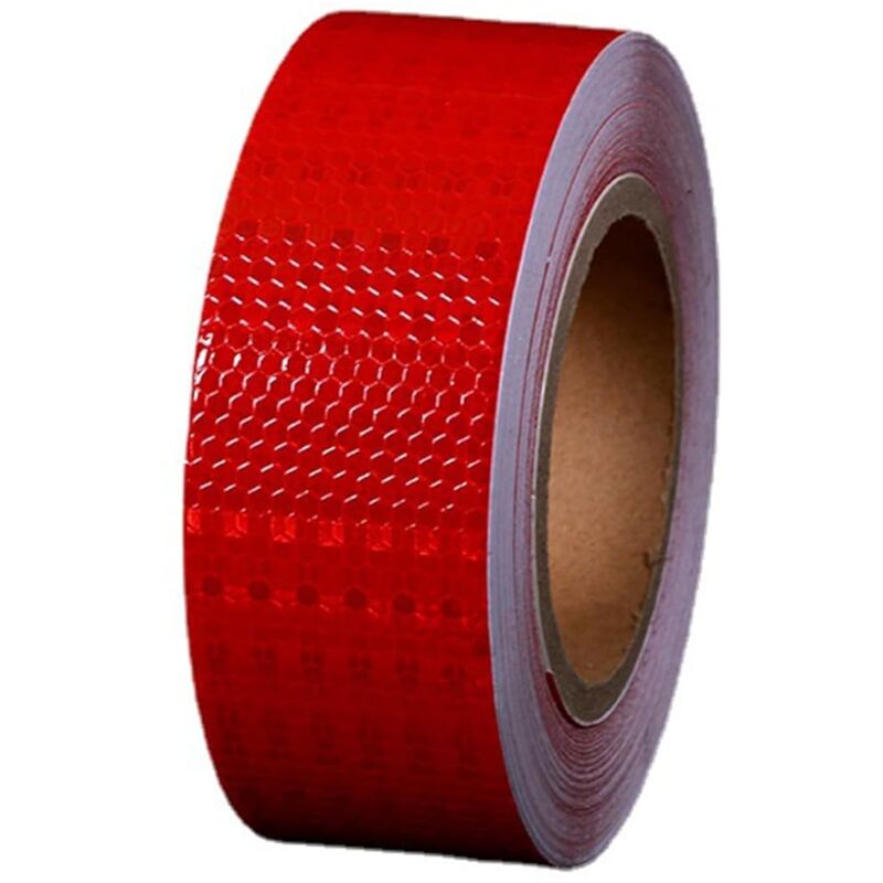 Autocollants de bande réfléchissante, ruban d'avertissement, bande d'avertissement réfléchissante autocollant de sécurité nocturne, bande