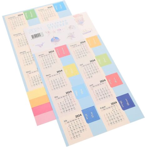 Autocollants De Calendrier 10 Pi ces Bleu Auto adh sif Index