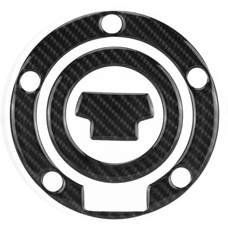 Autocollants de couverture de bouchon de réservoir de gaz de moto en Fiber de carbone pour YZF R1 R6