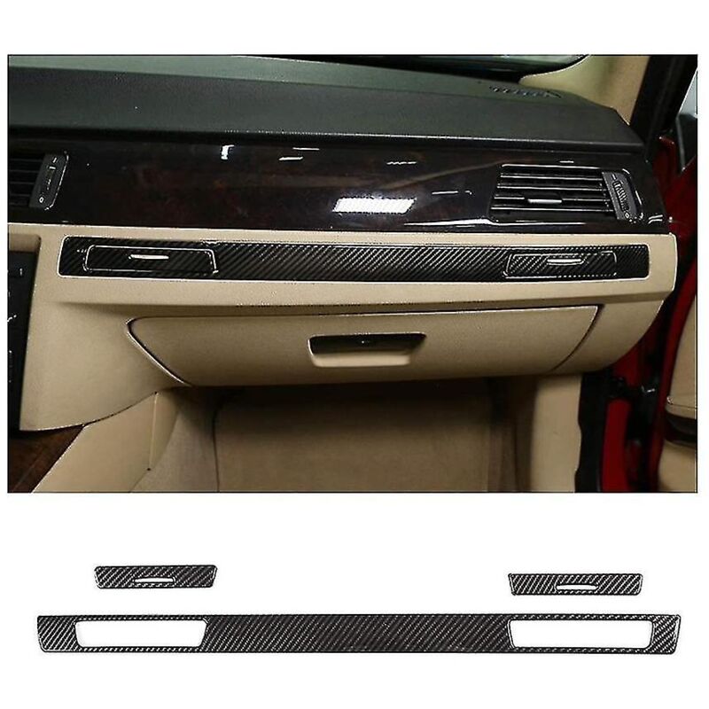 Fei Yu - Autocollants de décoration de porte-gobelet de tableau de bord pour accessoires de voiture série 3 E90 2005-2012, abs