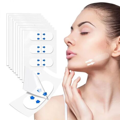 Autocollants De Lifting Du Visage Invisibles Pour Un Résultat Instantané Ruban En Forme De V Pour Un Effet Serré Naturel Et Discret