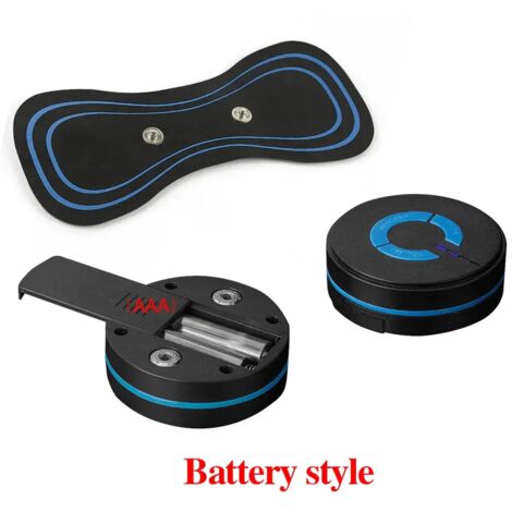 Autocollants de massage EMS pour la colonne cervicale et le cou, mini massage corporel par vibration, stimulation musculaire électrique, soulagement de la douleur, massage des vertèbres-AquaForge