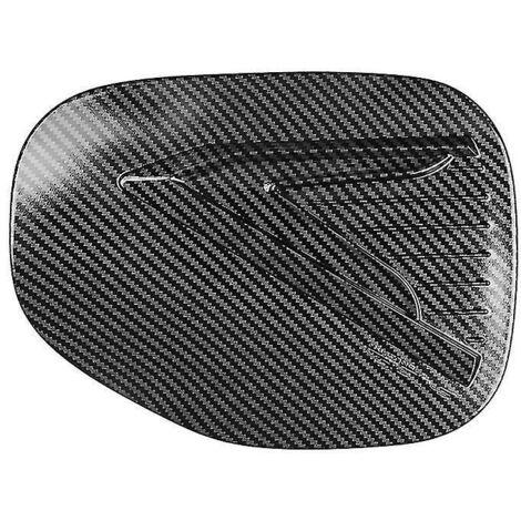 Autocollants décoratifs en fibre de carbone pour bouchon de réservoir d'huile/couvercle de réservoir de carburant, compatibles avec Mach-e 2021-2022