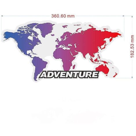 Autocollants en aluminium pour top case, valises latérales et bagages de moto BMW F850GS, F800GS, R1200GS, CB500X, Adv, GS Adventure