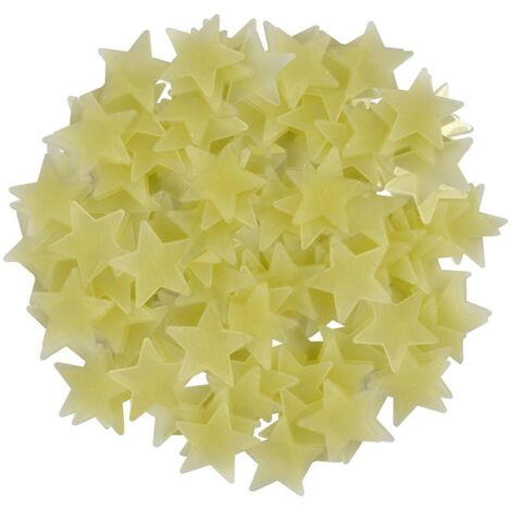 Autocollants Étoiles 3D Luminescents Pour Plafond Et Mur Chambre Enfant Décoration Murale Fluorescente Longue Durée Idéale Pour Nuit