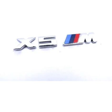 Autocollants logo BMW M3 M5 1m X3m X5m X6m Arrière Standard Modifié Cylindrée Standard -x5 [m Standard + X5] (deux paquets)