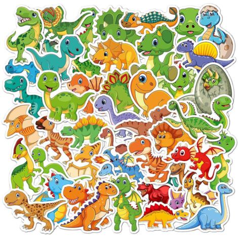 autocollants Pack 50 Pcs Vinyle Graffiti Stickers Pour Ordinateur Portable Voiture Planche  Roulettes Moto Vlo Bagages Pare-chocs Bombe Autocollan