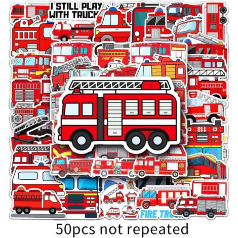 autocollants Pack 50 Pcs Vinyle Graffiti Stickers Pour Ordinateur Portable Voiture Planche  Roulettes Moto Vlo Bagages Pare-chocs Bombe Autocollan