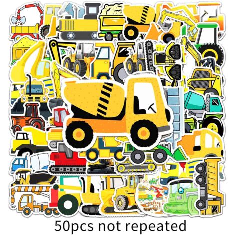 autocollants Pack 50 Pcs Vinyle Graffiti Stickers Pour Ordinateur Portable Voiture Planche  Roulettes Moto Vlo Bagages Pare-chocs Bombe Autocollan