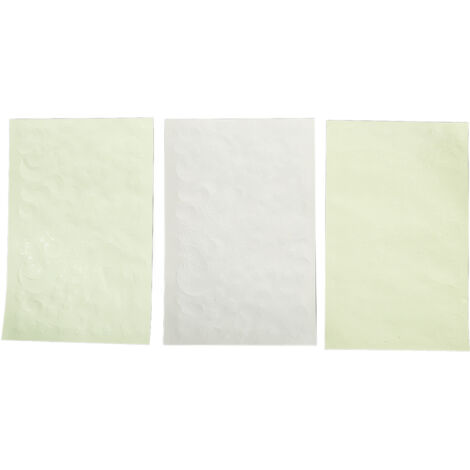 Autocollants phosphorescents étoiles pour plafond - 3 feuilles adhésives lumineuses décoratives