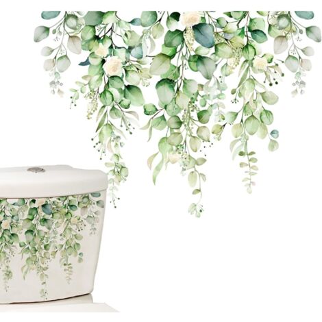 Sticker Abattant WC Fleurs 35x42cm - Autocollant Décoratif SAWC0061
