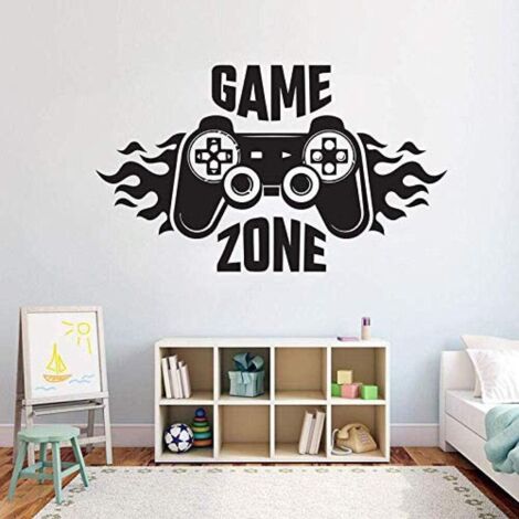 Autocollants pour manettes de consoles de jeux - Décoration pour espace gaming
