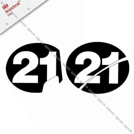 Autocollants pour moto Vespa Sei Giorni Gt Gts Gtl Gtv 125-300cc 3m, ensemble de décalcomanies Super "6", accessoires étanches