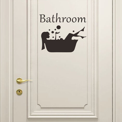 Autocollants pour toilettes -bricolageDécoration intérieure amovible