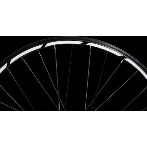 Autocollants réfléchissants pour vélo, 20 pièces, adaptés aux roues de 26 pouces - h